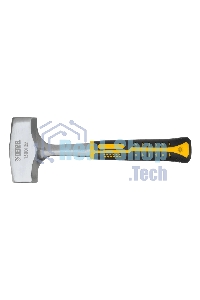 Кувалда Denzel 1,5 кг, цельнометаллическая, двухкомпонентная рукоятка