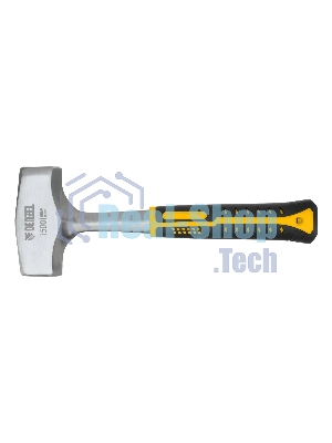 Кувалда Denzel 1,5 кг, цельнометаллическая, двухкомпонентная рукоятка