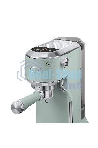 Кофеварка рожковая Delonghi EC890.GR зеленый, молотый, 1,1 л, 1450 Вт, 15 бар