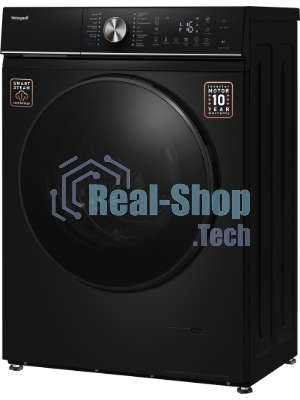 Стиральная машина Weissgauff WM 47147 DC Inverter Steam Black черный, загрузка фронтальная 7 кг, 1200 об/мин, класс A+++