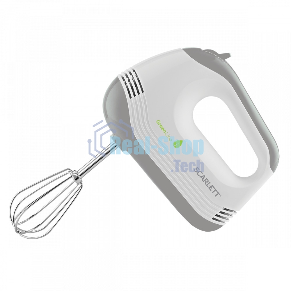 Миксер Scarlett SC-HM40S17 (Green Line) Мощность, Вт: 300; Количество скоростных режимов: 5; Режим TURBO