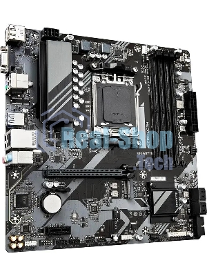 Материнская плата Gigabyte A620M DS3H, mATX, AM5, AMD A620, 4xDDR5, 4xSATA, 1xM.2, 1xPCI-E 4.0 x16, 1xPCI-E x1, 1xHDMI, 1xDP, 1xVGA, 1x 1Gb LAN, 1xUSB 3.2 Gen 1, 4xUSB 2.0, 3x3.5мм, 7.1, ATX