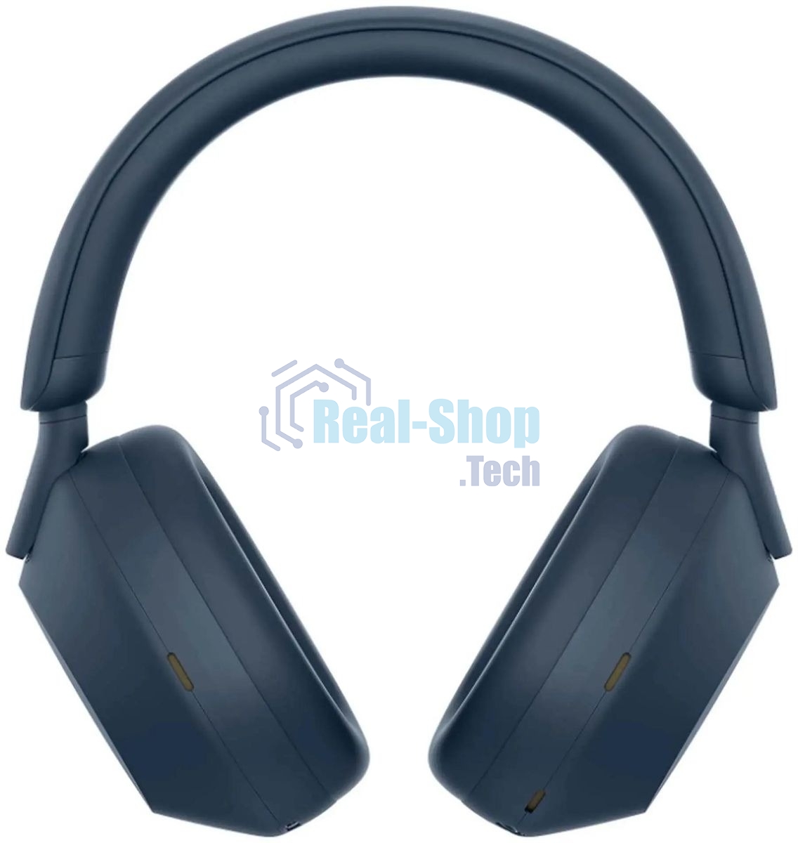 Наушники мониторные Sony WH-1000XM5, 1.2м, Buetooth, синий