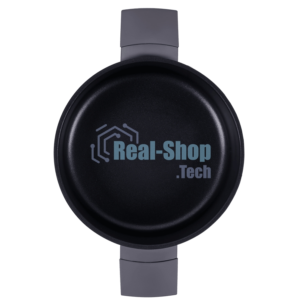 Кастрюля Maunfeld ASTRID MF24ASTR1CR из кованого алюминия со стеклянной крышкой, 24 см, 4.6 л