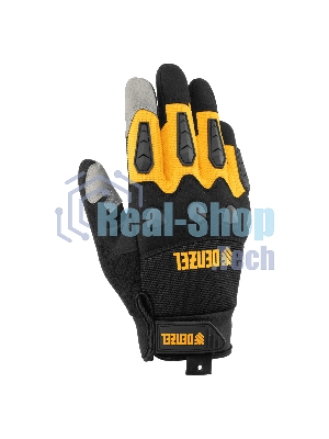 Перчатки универсальные Denzel усиленные, с защитными накладками, размер 9