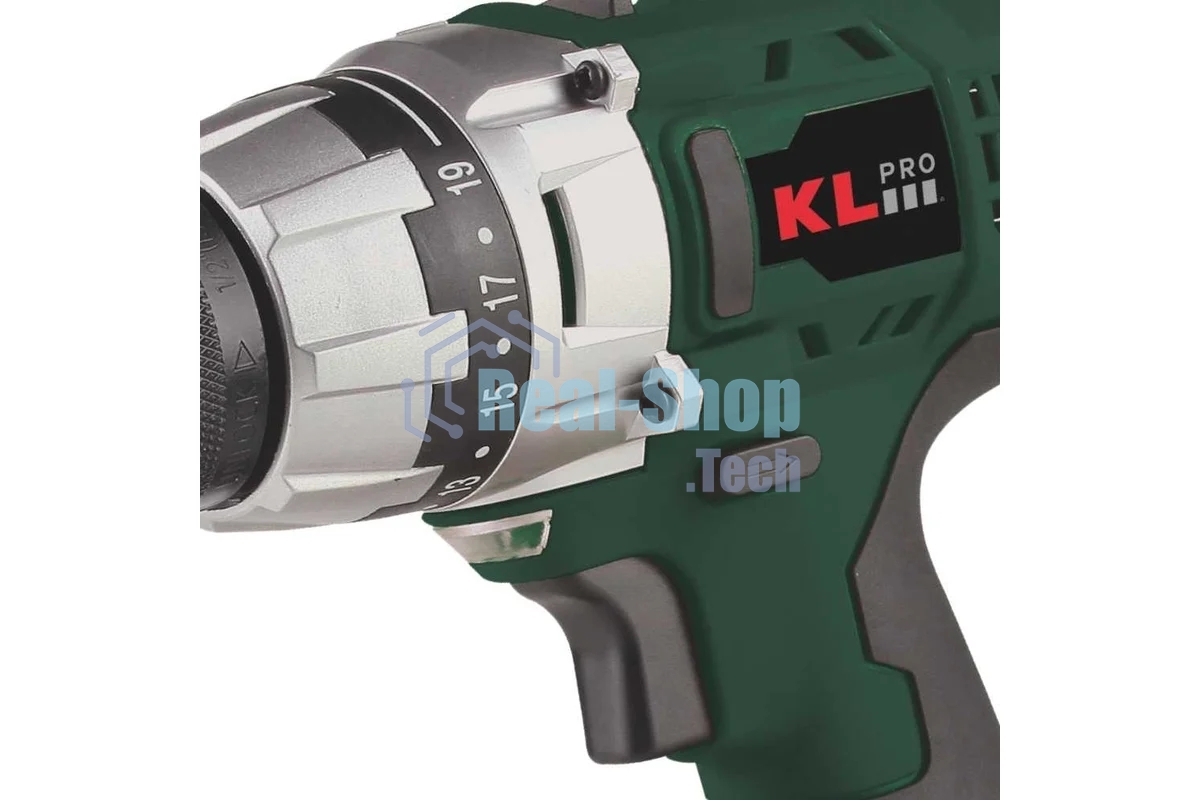 Профессиональный ударный шуруповерт Klpro KLDM18-00 (18В, без ЗУ и АКБ, 40Нм, 2 скорости, 16-ступений к/м, подсветка,в кейсе)