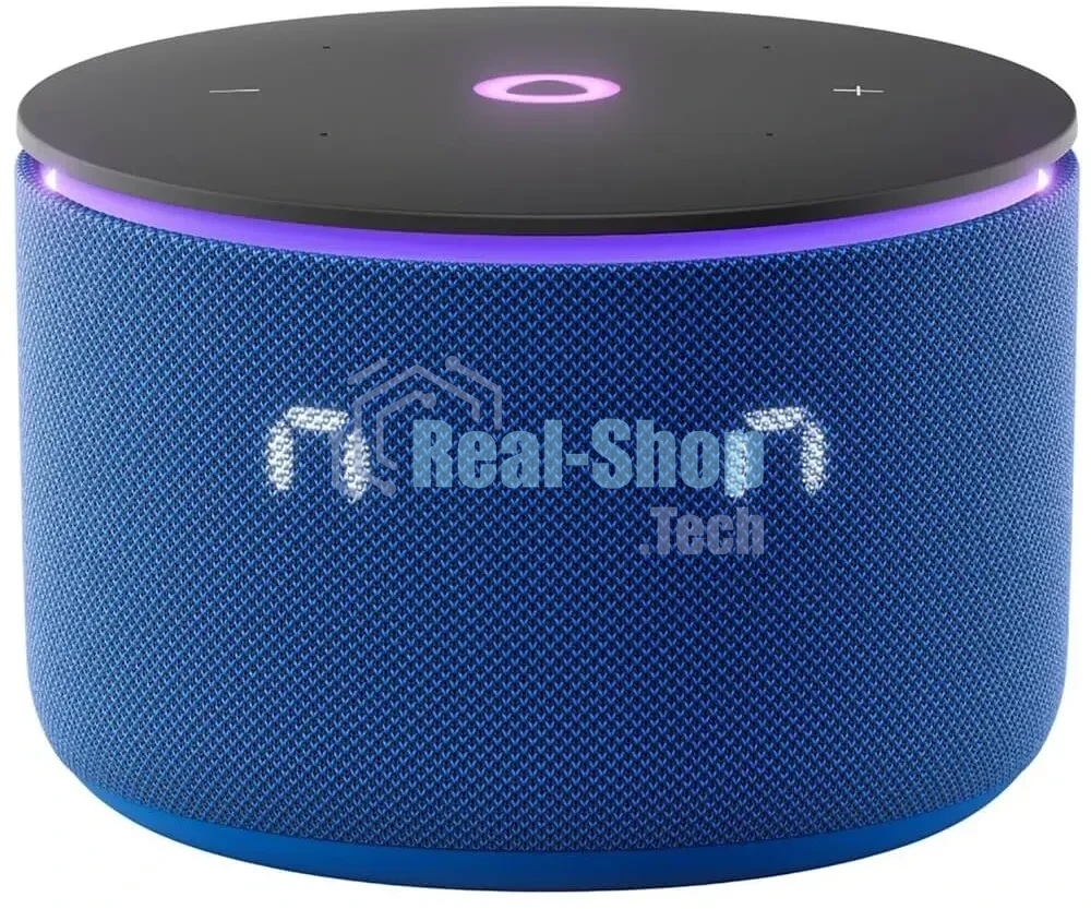 Умная колонка Яндекс Станция Мини 3 Про с Алисой, Zigbee, синий, YNDX-00059BLU