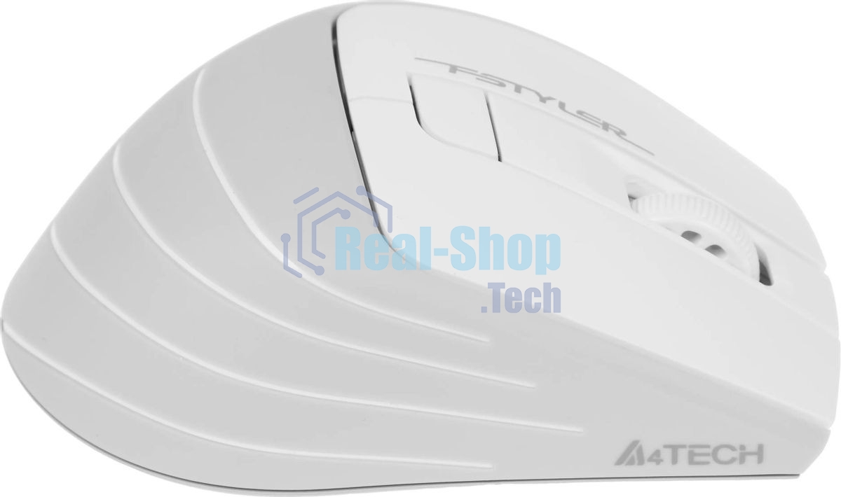 Мышь беспроводная A4Tech Fstyler FG30S белый/серый, 2000 dpi, радиоканал, USB, кнопки - 6
