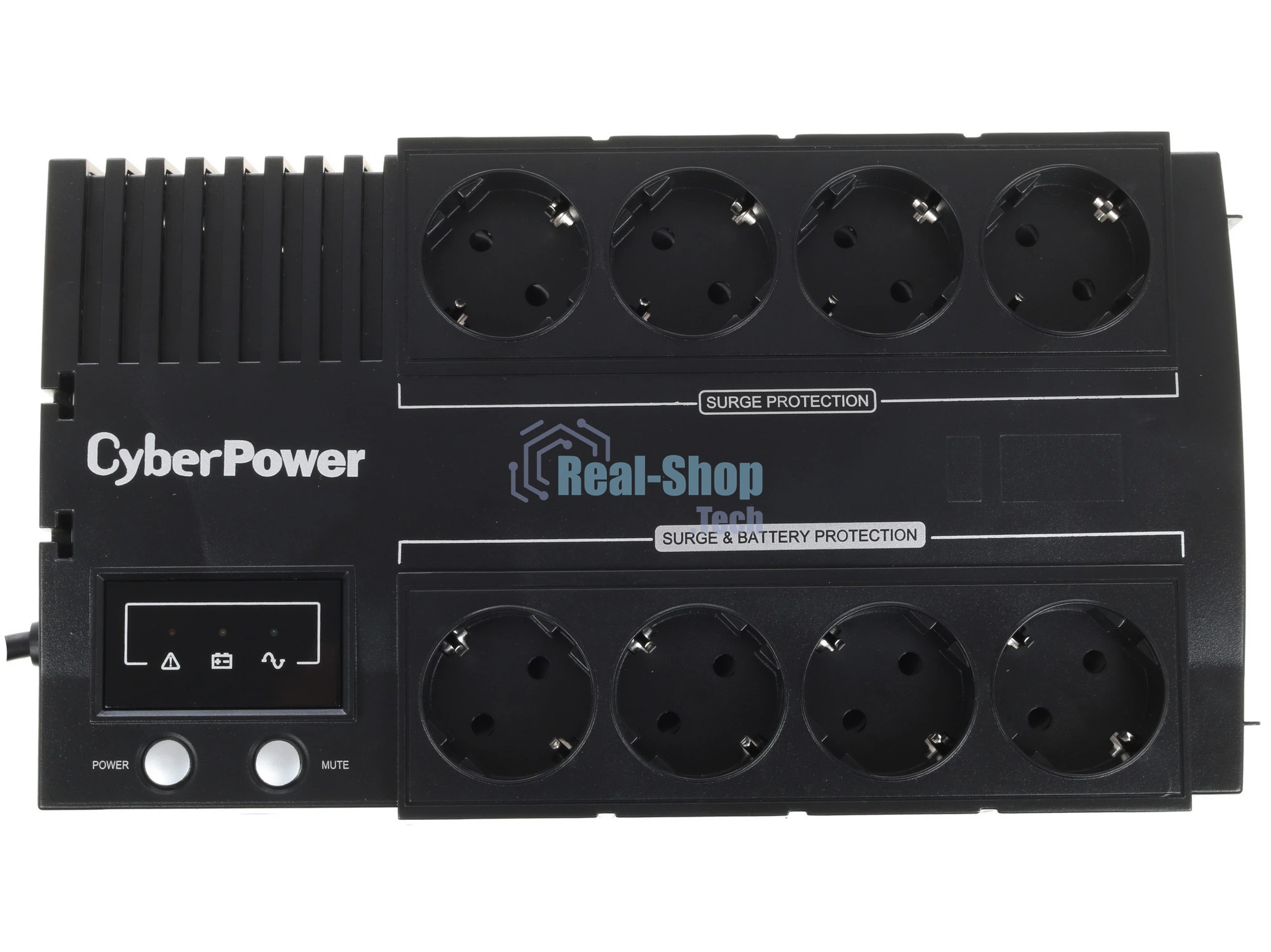 Источник бесперебойного питания CyberPower BS450E NEW/450 ВА/270 Вт/8 х CEE 7 (евророзетка)