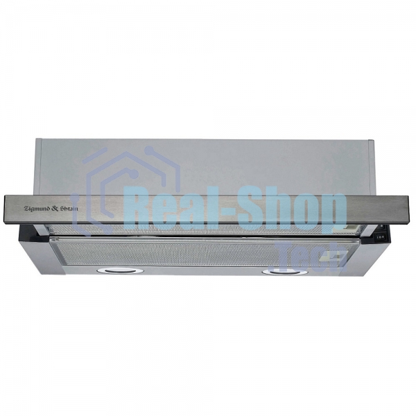Вытяжка встраиваемая Zigmund & Shtain K 017.6 S серебристый, 60 см, 700 куб. м/ч, 51 дБ