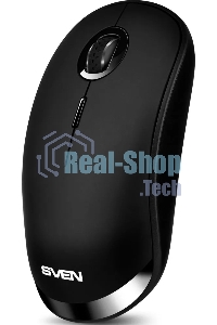 Мышь беспроводная SVEN RX-570SW черный, 1600 dpi, радиоканал, Bluetooth, USB, кнопки - 4