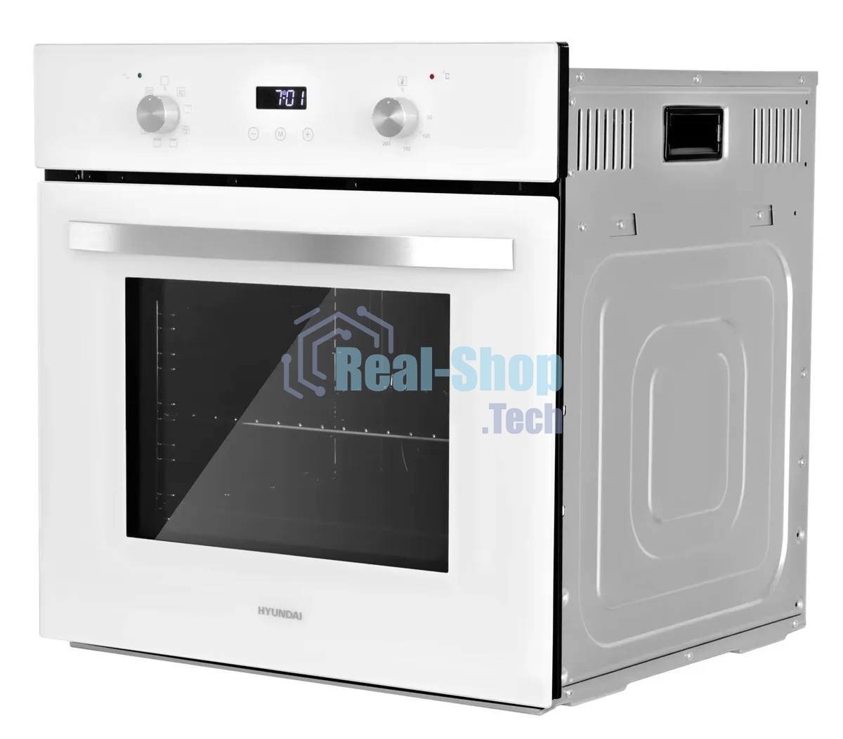 Духовой шкаф электрический Hyundai HEO 6647 WG белый, встраиваемый