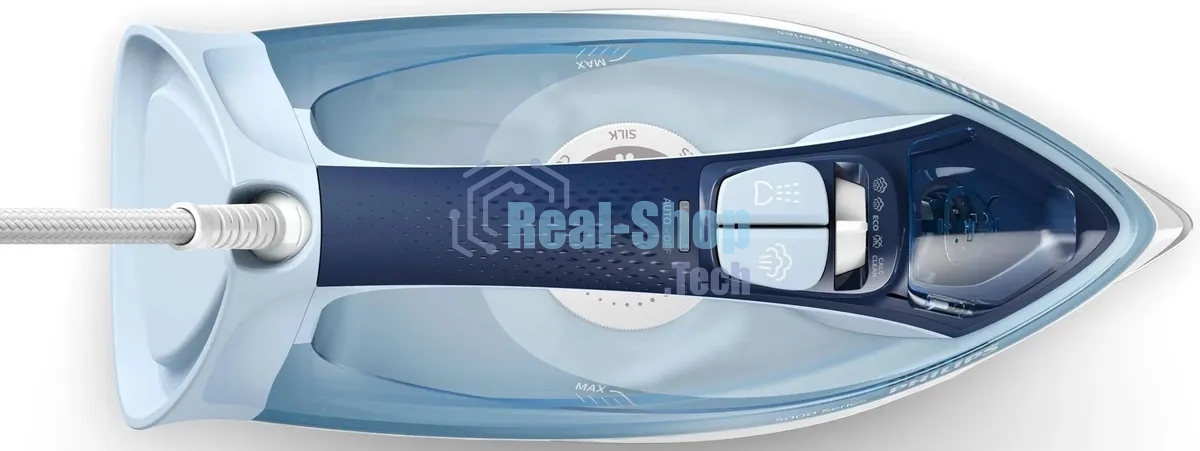 Утюг электрический Philips DST5030/20 2400 Вт, удар 180 г, пар 45 г/мин, 320 мл, SteamGlide Plus, автоотключение