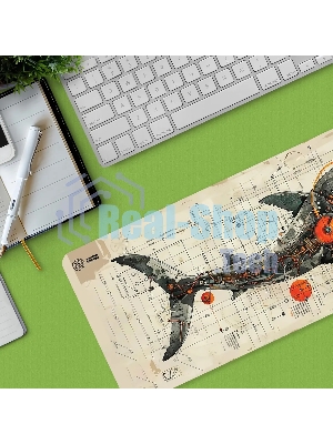 Коврик для мыши Cactus Shark 900x400x4мм (CS-MP-COR03XXL)
