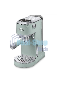 Кофеварка рожковая Delonghi EC890.GR зеленый, молотый, 1,1 л, 1450 Вт, 15 бар