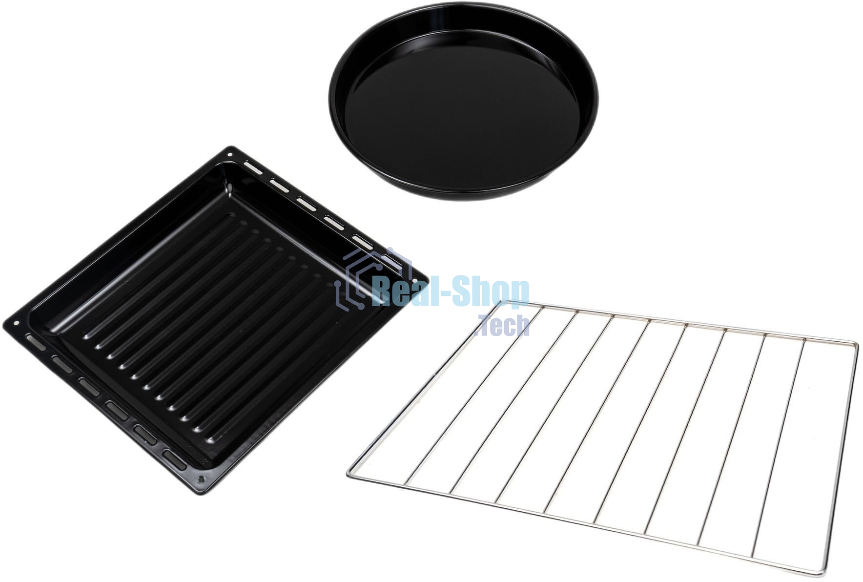 Мини-печь Kraft KF-MO3801BL, черный, 38 л.