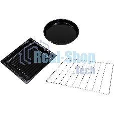 Мини-печь Kraft KF-MO3801BL, черный, 38 л.