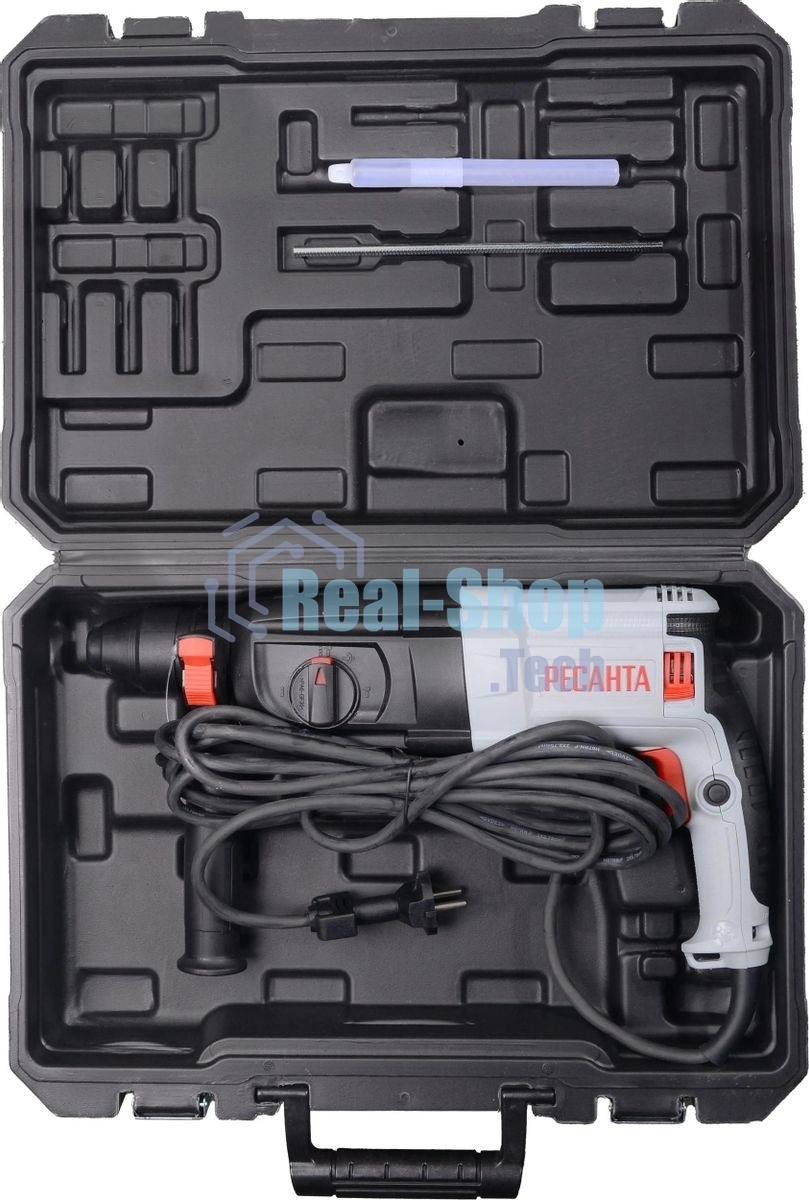 Перфоратор Ресанта П-32-1000К патрон:SDS-plus уд.:5.2Дж 1000Вт (кейс в комплекте)