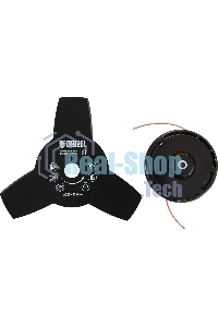 Триммер бензиновый Denzel DR-43S, 43 см3, разъемная штанга, состоит из 2 частей