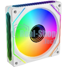 Вентилятор для корпуса Bloody BD-CF120ARGb5 LCD ARGb белый, 120 мм, 1600 об/мин, 26 дБ, 4 pin