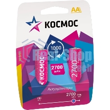 Аккумулятор R6 (AA) Ni-Mh 2700MAh Космос