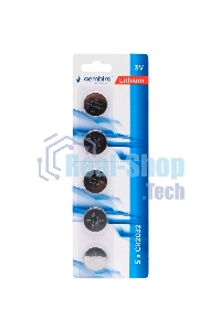 Батарейки литиевые Gembird Gb-CR2032-5B тип CR2032, 5шт, блистер
