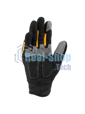 Перчатки универсальные Denzel усиленные, с защитными накладками, размер 9