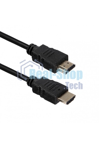 Кабель ACD-DHHM2-18B HDMI 2.0, Golden Plated,19m/19m, черный, 1.8м