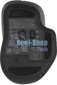 Мышь беспроводная Xiaomi Wireless Mouse Comfort Edition черный, 1200 dpi, радиоканал, USB, кнопки - 3