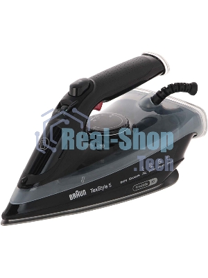 Утюг Braun SI5088BK черный/серый, 2800 Вт, 50 г/мин, 220 г/мин, 300 мл