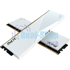 Оперативная память XPG Lancer, DDR5, 64GB (2x32GB), 6000MHz, CL30, DIMM, с радиаторами, белый