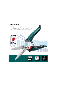 Многофункциональные прямые технические ножницы KRAFTOOL ALLIGATOR 200 мм