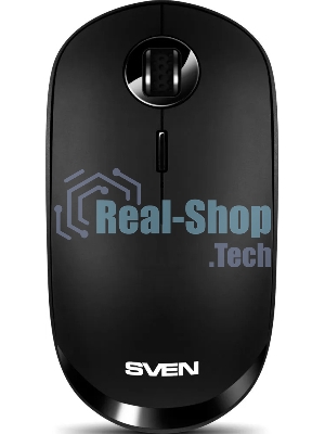 Мышь беспроводная SVEN RX-570SW черный, 1600 dpi, радиоканал, Bluetooth, USB, кнопки - 4