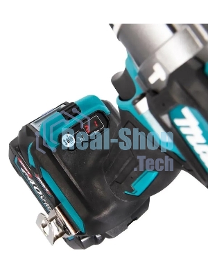 Дрель-шуруповерт Makita HP001GD201, 40 В, 2,5 Ач, 140 Нм, бесщеточный, ударный
