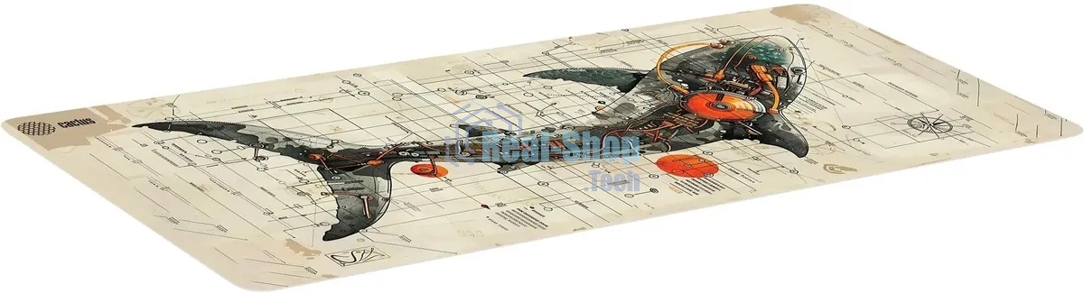 Коврик для мыши Cactus Shark 900x400x4мм (CS-MP-COR03XXL)