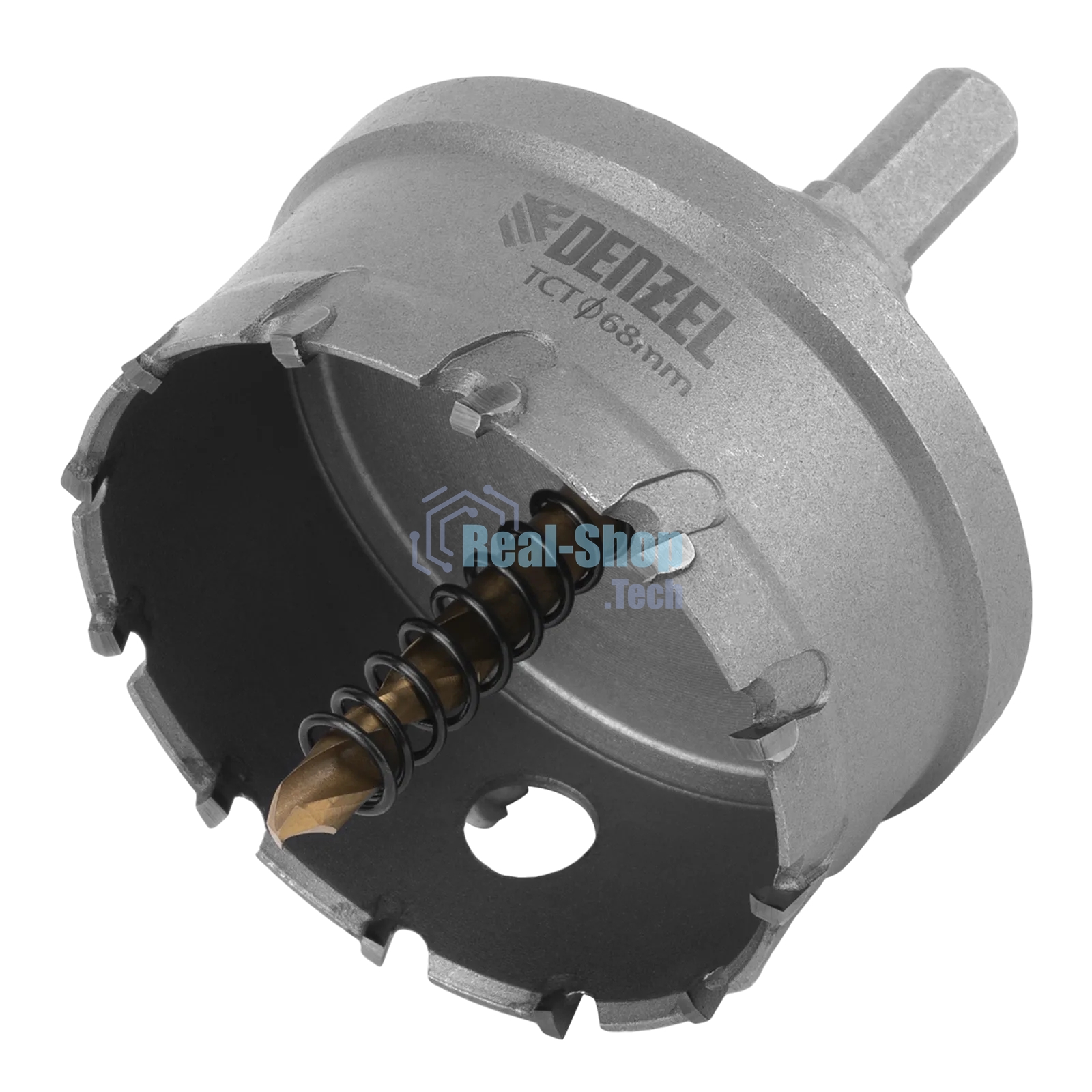 Коронка по металлу Denzel твердосплавная, 68 мм