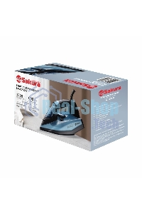 Утюг SAKURA SA-3075CBK 380мл, 2400Вт,керам, черный/синий