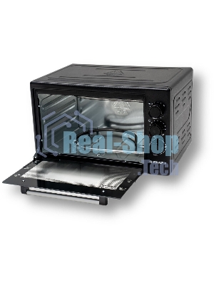 Мини-печь Kraft KF-MO3801BL, черный, 38 л.