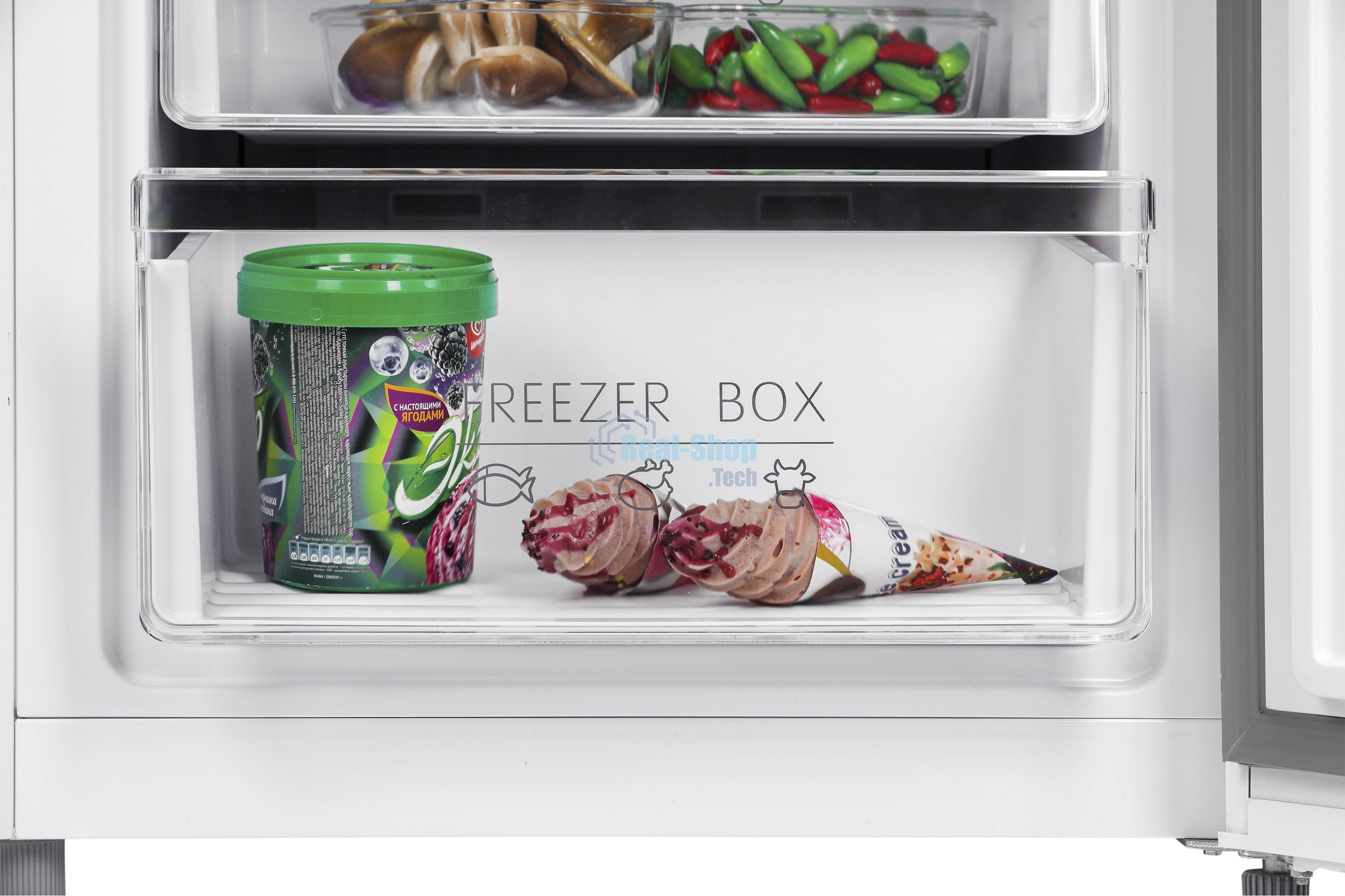 Холодильник Nordfrost RFC 390D NFW белый двухкамерный 240/95л морозилка снизу