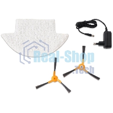 Робот-пылесос Vitek VT-1808 (MC) черный, 2000 мА·ч Li-Ion, уборка влажная/сухая, пылесборник контейнер 0.35 л