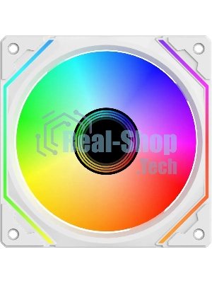 Вентилятор для корпуса Bloody BD-CF120ARGb5 LCD ARGb белый, 120 мм, 1600 об/мин, 26 дБ, 4 pin