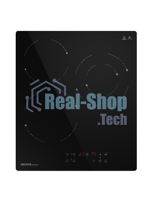 Электрическая варочная панель HOMSair HVC43DBK Hi-Light, независимая, черный