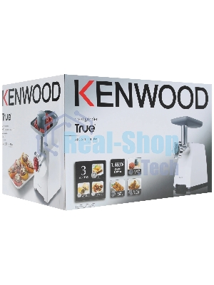 Мясорубка электрическая Kenwood MG 360 белый, 1400 Вт, 1.5 кг/мин, реверс, насадки - 5