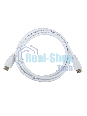 Кабель ACD-DHHM2-18W ACD-DHHM2-18W HDMI 2.0, Golden Plated,19m/19m, белый, 1.8м, (742248)