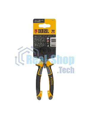 Бокорезы Denzel 180 мм, усиленные, трехкомпонентные рукоятки