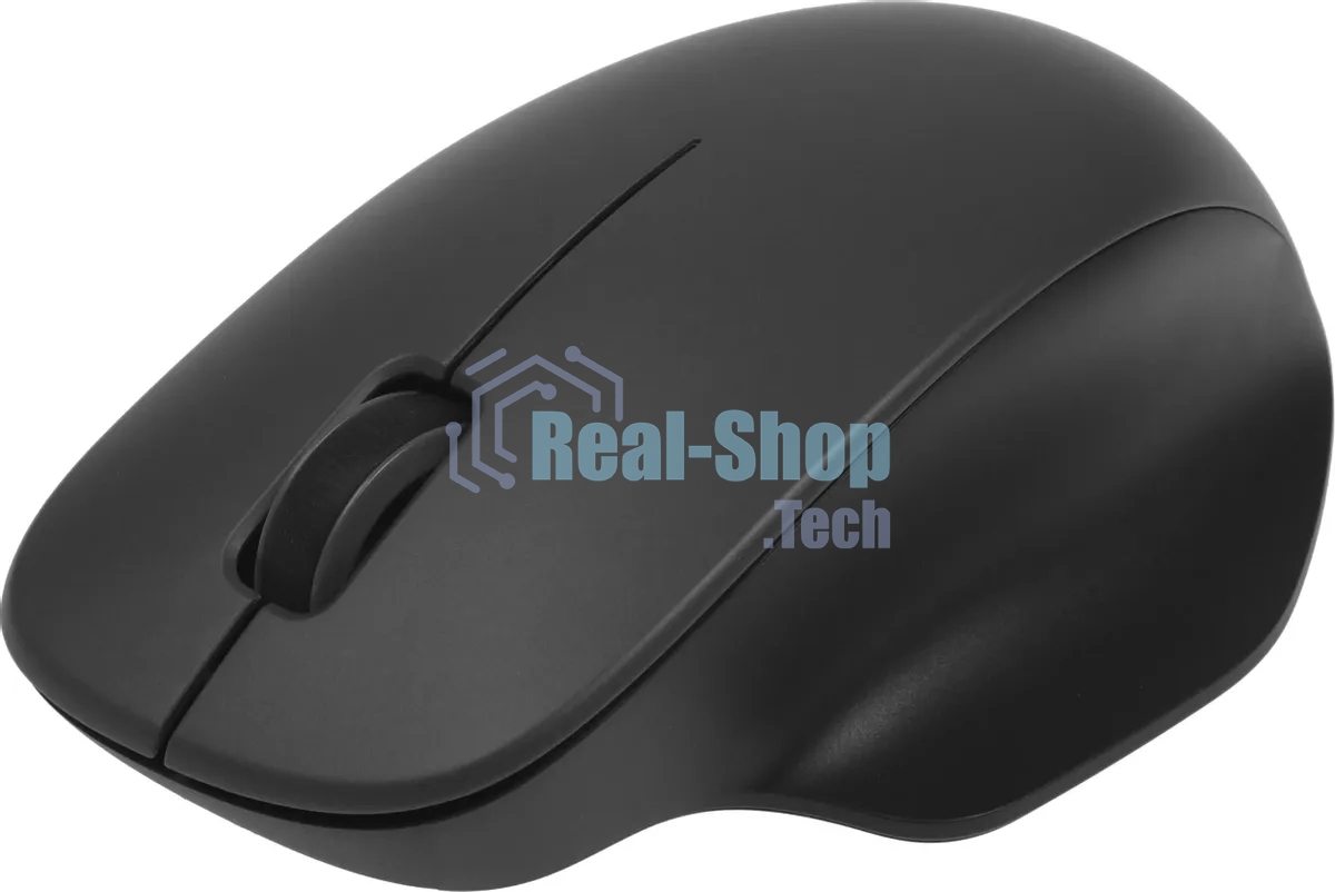 Мышь беспроводная Xiaomi Wireless Mouse Comfort Edition черный, 1200 dpi, радиоканал, USB, кнопки - 3