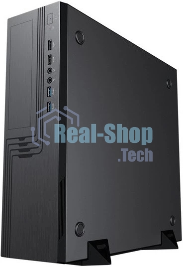 Компьютерный корпус Slim Case Powerman EL555 черный PM-300ATX 2хUSB 3.0+2хUSB 2.0,HD,Audio mATX, miniATX