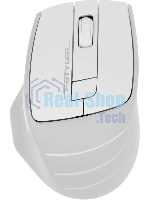 Мышь беспроводная A4Tech Fstyler FG30S белый/серый, 2000 dpi, радиоканал, USB, кнопки - 6
