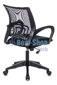 Кресло компьютерное Бюрократ CH-695N/BLACK спинка сетка черный TW-01, сиденье черный TW-11, механизм качания