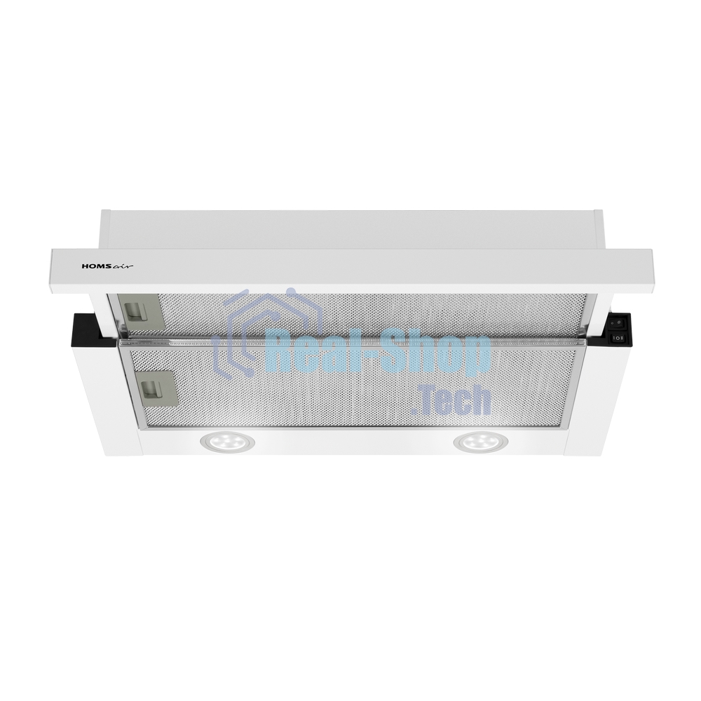 Вытяжка телескопическая HOMSair Flat 50 белый, 50 см, 520 куб. м/ч, 47 дБ